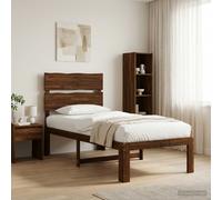 vidaXL Estructura de Cama Individual con Cabecera Rostock