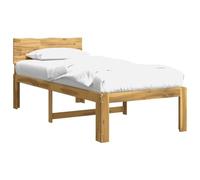 vidaXL Estructura de Cama Individual con Cabecera Rostock Blanco
