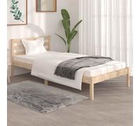 vidaXL Estructura de cama individual sin colchón 90x190 cm