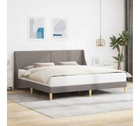 vidaXL Estructura de cama Liso con cabecera placa de conexión