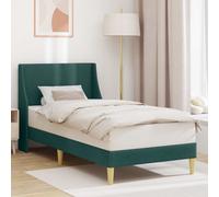 vidaXL Estructura de cama Liso con cabecera placa de conexión