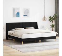 vidaXL Estructura de cama Liso con cabecera placa de conexión