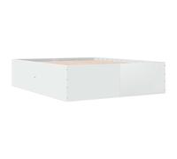 vidaXL Estructura de Cama Madera de ingeniería Blanca 150x200 cm