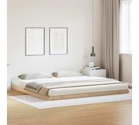 vidaXL Estructura de cama Natural 213,5 x 204 x 9 cm