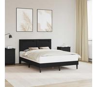 vidaXL Estructura de cama Negro 120 x 200 cm Cuero sintético