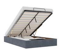 vidaXL Estructura de cama otomana sin colchón terciopelo gris oscuro