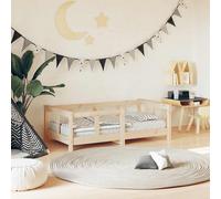 vidaXL Estructura de cama para niños madera maciza de pino 70x140 cm