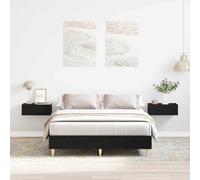 vidaXL Marco de cama con aspecto de roble, 193 x 138 x 25 cm, material de madera