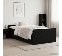 vidaXL: Estructura de cama de roble , 90 x 200 cm, material de madera