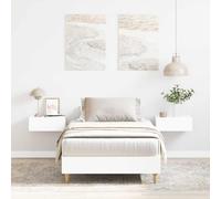 vidaXL Estructura de cama sin colchón blanca 100x200 cm