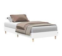 vidaXL Estructura de Cama sin colchón Blanca 100x200 cm