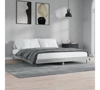 vidaXL Estructura de cama sin colchón gris Sonoma 160x200 cm