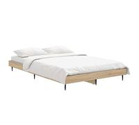 vidaXL Estructura de Cama sin colchón Madera Roble Sonoma 120x190 cm