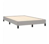 vidaXL Estructura de Cama sin colchón Tela Gris Claro 120x190 cm