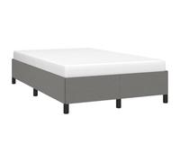 vidaXL Estructura de Cama sin colchón Tela Gris Oscuro 120x190 cm