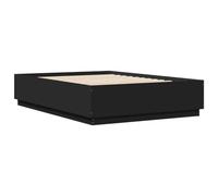 vidaXL Estructura de cama madera de ingeniería negra 150x200 cm