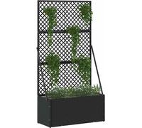 vidaXL Estructura de soporte para plantas de jardín, color , 70 x 30 x 135 cm, metal