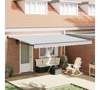 vidaXL Marco manual para toldo, 4,5 x 3 metros, color antracita