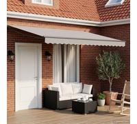 vidaXL Estructura de toldo retráctil eléctrico Antracita 4,5 x 3 m