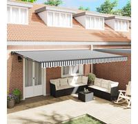vidaXL Estructura del Toldo Antracita y Blanco 500 x 300 cm