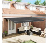 vidaXL Estructura del Toldo Gris antracita 500 x 300 cm