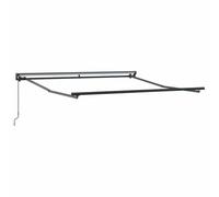 vidaXL Estructura del Toldo Manual Ajustable Antracita 3 x 2,5 m Acero | Lo haces tú mismo para extender o retraer, así que tienes el control de cuánto sombra quieres,