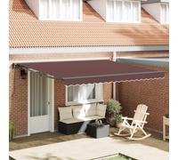 vidaXL Estructura del Toldo Marrón 400 x 300 cm Brown