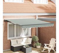 vidaXL Estructura del Toldo Verde y blanco 300 x 250 cm