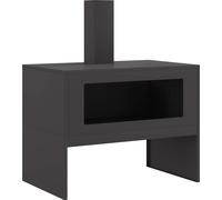 vidaXL Estufa de exterior, color , 80 x 50 x 96 cm, acero laminado en frío