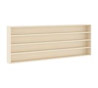 vidaXL Expositor de Pared Montada en la pared Beige 100 x 8,5 x 36 cm