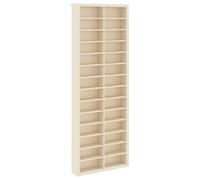 vidaXL Expositor de Pared Montada en la pared Beige 21 x 4,5 x 59 cm