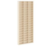 vidaXL Expositor de Pared Montada en la pared Beige 30 x 4,5 x 75 cm