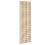 vidaXL Expositor de Pared Montada en la pared Beige 30 x 4,5 x 96 cm