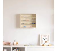 vidaXL Expositor de Pared Montada en la pared Beige 40 x 8,5 x 37 cm