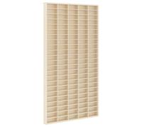 vidaXL Expositor de Pared Montada en la pared Beige 50 x 4,5 x 96 cm