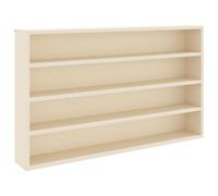 vidaXL Expositor de Pared Montada en la pared Beige 60 x 8,5 x 37 cm