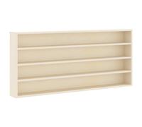 vidaXL Expositor de Pared Montada en la pared Beige 80 x 8,5 x 36 cm