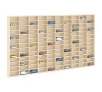 vidaXL Expositor de pared montado Beige 98 x 4,5 x 55 cm