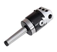vidaXL Cabezal perforador con cono Morse MT2 para torno y fresadora 50 mm