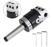 vidaXL F1-12 Cabeza perforadora 50 mm vástago perforador MT2-M10 torno fresado
