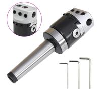 vidaXL F1-12 Cabeza perforadora 50 mm vástago perforador MT3-M12 torno fresado