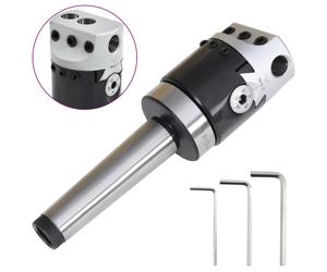 vidaXL F1-12 Cabeza perforadora 50 mm vástago perforador MT3-M12 torno fresado