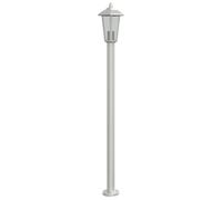 vidaXL Farola de exterior de acero inoxidable 120 cm Color Negro, Plateado, y mas