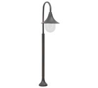vidaXL Farolas Jardín Aluminio 120 cm Iluminación Patio Terraza Color Verde oscuro, Blanco, Bronce y mas