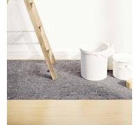 vidaXL Felpa antideslizante para pintores 2 uds 25 m 220 g/m² gris