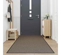 vidaXL Felpudo 115x500 cm en color Antracita/Marrón/Azul y más