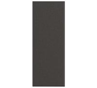 vidaXL Felpudo a rayas negro y gris 115x300 cm