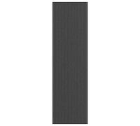 vidaXL Felpudo a rayas negro y gris en dimensiones 115x300 cm/90x150 cm/115x200 cm y más