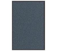 vidaXL Felpudo Lavable de bienvenida interior/exterior Azul 60x90 cm