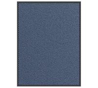 vidaXL Felpudo Azul 90x120 cm, Felpudo, Felpudo de Bienvenida, Felpudo de Interior, Felpudo de Entrada, Felpudo de Exterior, Felpudo Lavable